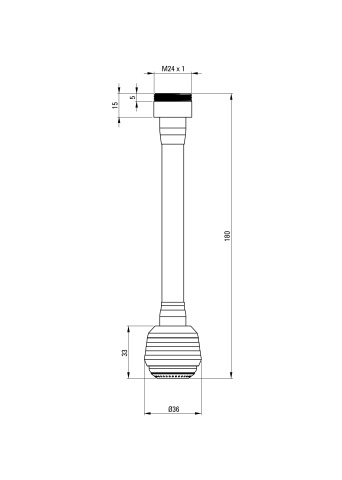 Aerator cu două funcții, cu furtunuri elastice Finisaj: ANW_062K - Img 2