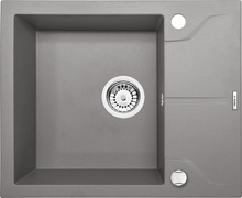 ANDANTE GREY GRANITE SINK ONE BOWL WITH DRAINER WITH FITTING ZQN_S11A