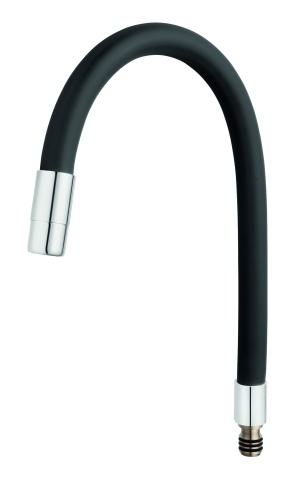 SPAREPARTS - MIXER SPOUTS Pipă flexibilă pentru baterie bucătărie negru W100B-B