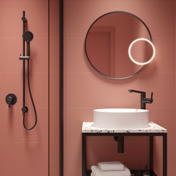 🚰 Baterie înaltă pentru chiuvetă ARNIKA – Finisaj Nero – Cod BQA_N20K - Img 3