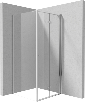 KERRIA PLUS Cabină de duș, pătrata, 80x80 cm KKN0X08S08 Finisaj: cromat
