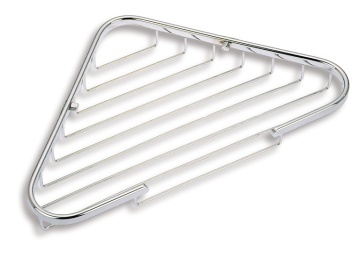 METALIA WIRE Etajeră de colţ mare crom 6035,0