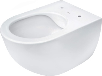 PEONIA Vas de WC, montare pe perete, fără bordură Finisaj: Alb CDE_6ZPW