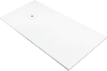 Silia Cădiță de duș din acrilat, rectangular, Finisaj: Alb KSKA00816B