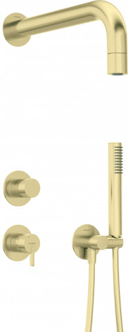 SILIA Set de duș incastrat NQS_R9XK Finisaj: auriu periat - Img 1