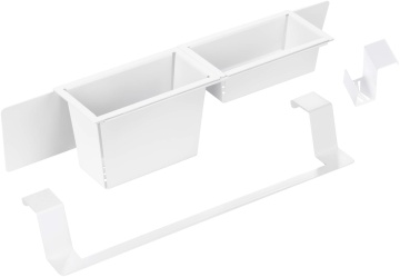 Magnetic Set de accesorii, pentru chiuvete Finisaj: Alb ZZMKA11O