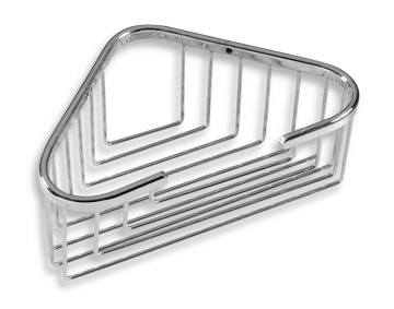 METALIA WIRE Etajeră de colţ mică şi înaltă crom 6064,0 - Img 1