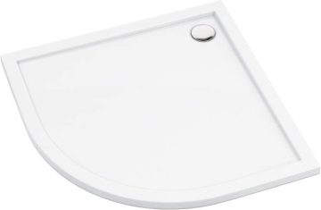 PRIZMA – Cădiță de duș din acrilat, semicerc 80 cm (KTJ_094B) 🚿✨ - Img 1