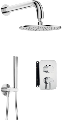 🚿 Set de duș SILIA, montaj încastrat cu BOX, pălărie de duș – Cod BXYY0QSM - Img 1