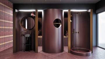 🚿 SILIA – Set de duș cu montare îngropată, pălărie de duș fixă, bronz periat (NQS_C0XK) 🛁 - Img 4