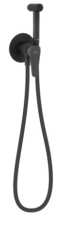 ALGEO Baterie încastrată bideu, cu accesorii negru BAG66PBL
