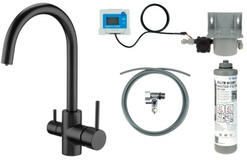 Baterie pentru bucătărie, cu kit de filtrare a apei BCHFN64M