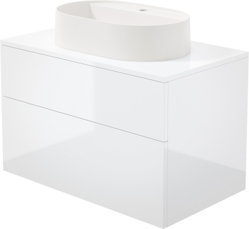 Prizma Mobilier de baie , cu chiuvetă din granit - 55x35 cm SD6B8SAU6B