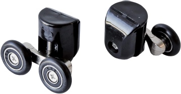 Role superioare, dublu, pentru sticle de 5 mm Finisaj: XKCF2RN04