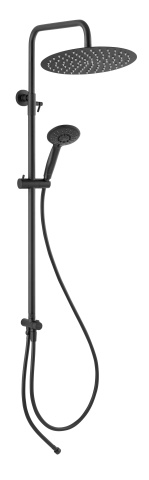 SHOWER SETS WITH RAINFALL Set de duș dual negru NP47-BL