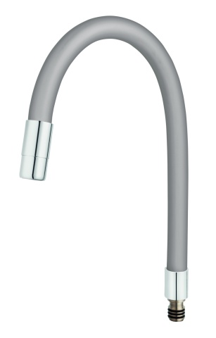 SPAREPARTS - MIXER SPOUTS Pipă flexibilă pentru baterie bucătărie gri W100S-B