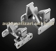 Set 2 balamale 2D cu degajare pentru uși de beci 250 Kg