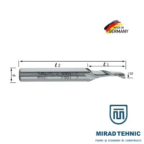 Freza cu un dinte HSS-E Al/PVC 5 x 18/60 x 8 mm