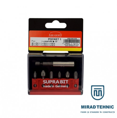BitBox SUPRA Pocket 1 PH1/PH2/PH3/PZ1/PZ2/PZ3+bitholder 60mm