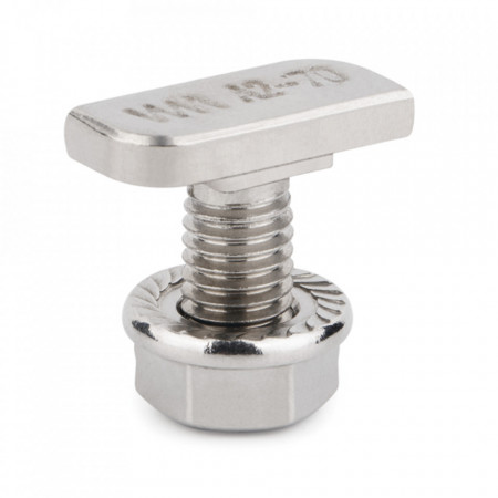 INDEXTRUT Surub cap ciocan KFS-FI +Piulita cu flansa M8 INOX A2 ( Conector cruce )