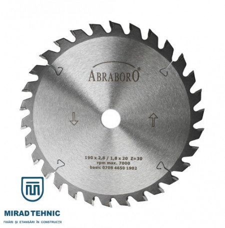 Disc circular taiere rapida/multimaterial dinti TCT BASIC 184 x 2.8 x 16 | 22 dinti