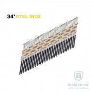 Cuie GF 2,8 x 75 mm INOX banda hartie 34°Striate - Cutie 810 buc