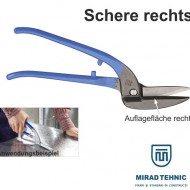 Foarfece Pelikan, taiere pe dreapta, 300 mm, HCR59 BLUE