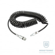 Furtun aer comprimat SPIRALAT 6,5/10 mm x 7,5 x 6 mtr. 8 bar. echipat cu cuple rapide 1/4"