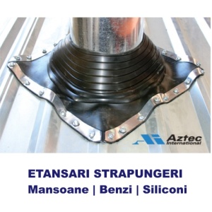 Manson etansare MF6 din EPDM pentru teava rotunda Ø 121-254 MM