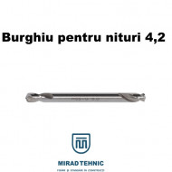 Burghiu cu două capete HSS-GS 4.2 x 55 / 12 mm pentru nituri cutie 10 bc