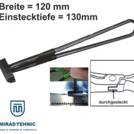 Cleste faltuit maner lung, drept, articulat, L= 160 mm