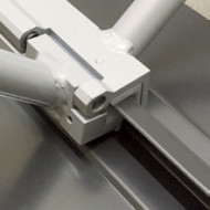 Cleste inchis falt simplu + dublu cu falci PVC - latime 220 mm FREUND - Img 4
