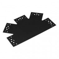 Conector plat SD DECO SDLPC1 315x200x85x2,5 mm Negru - Img 1