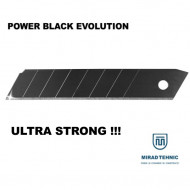 Lame cutter 18 mm POWER BLACK EVOLUTION set 10 lame