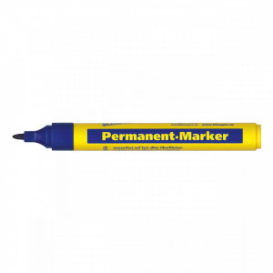 Marker 1.5 - 3.0 mm permanent ALBASTRU varf rotund - 1 buc - Img 1