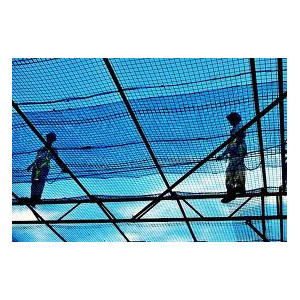 Plase de siguranta 5 x 10 m fara noduri System S conform EN 1263-1 (bordate cu coarda, fara corzi ancorare) ochi romb ( patrat ) - Img 2