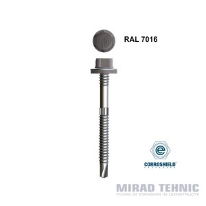 Surub panou RAL 7016 perf. max 5,5 mm OCMT M5.5/6.3-14 X L = 85 pana la 175 mm (Copy 1)