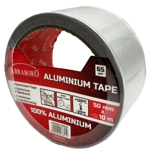 Banda aluminiu adeziva pentru ventilatii 50mm x 10ml 65 microni