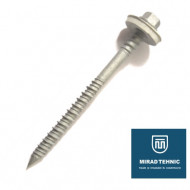 BAUFIX 6,3/7 x 110 mm Saiba V19 mm Surub fixare panouri termoizolante pe lemn/beton - Cutie 100 bucc - Img 1