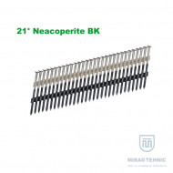Cuie 2,8 x 75 mm BK STRIATE în bandă de plastic 21° FH Set 960 buc - Img 1