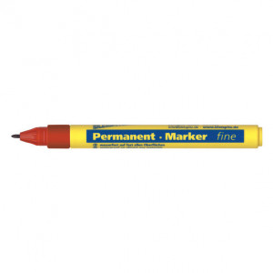 Marker permanent 1,0mm ROSU varf rotund - 1 buc. - Img 1