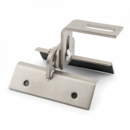 Clema reglabila STR pentru fixare pe cuta trapezoidala. Din otel inox A2 - Img 1