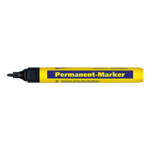Marker permanent 1.5 - 3.0 mm NEGRU varf rotund - 1 buc - Img 1