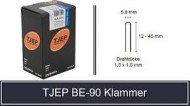 TJEP BE-90 30mm Capse zincate Coated. Box 3.500 pcs.