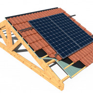 1 Kit INDEXTRUT KC-GPX4 pentru instalarea a 4 panouri solare pe tabla, tigla ceramica, panou sandwish - Img 5