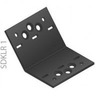 Conector SD DECO SDKLR1 135° 61x61x85x2,5 mm Negru - Img 1