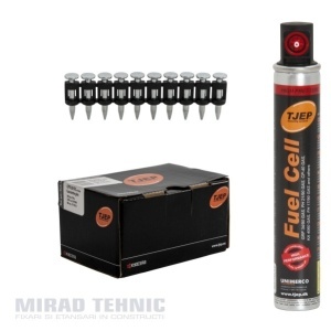 CPX 2,7x20 mm 1000 cuie beton/cărămidă+1Doza gaz AllSeason