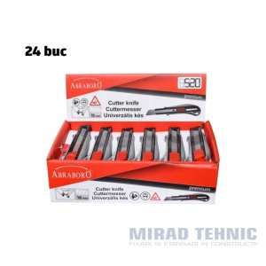 Cutter metalic SILVER CUT 18 mm - Cutie 24 buc