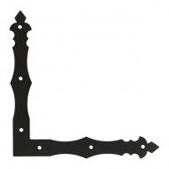 NAD8 Coltar plat decorativ pt obloane 100x100x15x2,0 mm - Img 1
