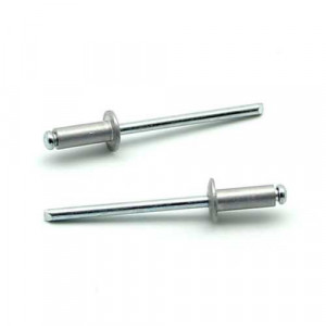 Nit Pop, Ø 4,0 x 10, RAL 9006 DIN 7337, Form A, Aluminum/St,